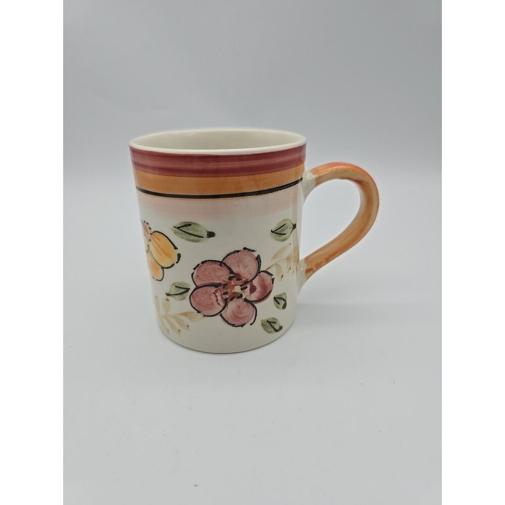 Royal Norfolk Floral Stoneware Coffee Mug